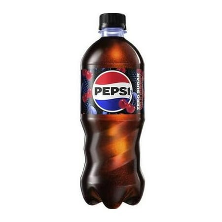 Pepsi Zero Sugar Wild Cherry  20 Oz Bottles - Pack of 24