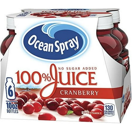 Ocean Spray Cranberry Juice Drink  10 Oz Bottles  6 Pack