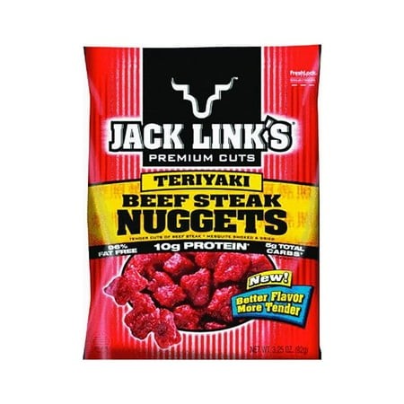 Jack Links Teriyaki Beef Steak Nuggets 3.25 Oz