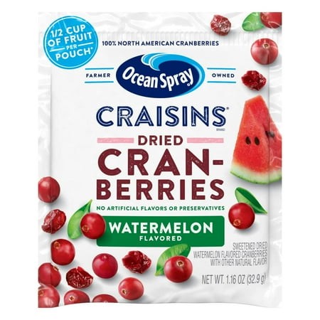 Ocean Spray Craisins Dried Cranberries  Watermelon  1.16 Ounce (Pack of 200)