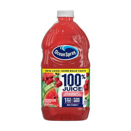 Ocean Spray 8/64oz 100% CRANBERRY WATERMELON (Pack of 6)