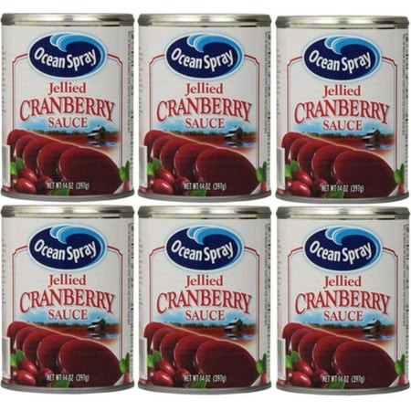 Ocean Spray  Jellied Cranberry Sauce  14 Ounce (Pack of 6)