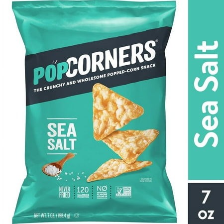 Pack of 2 Popcorners Sea Salt Popped Corn Snacks  7 Oz Bag
