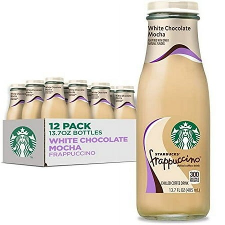 Starbucks Frappuccino Coffee Drink  White Chocolate Mocha 13.7 Fl Oz Bottles (12 Pack)