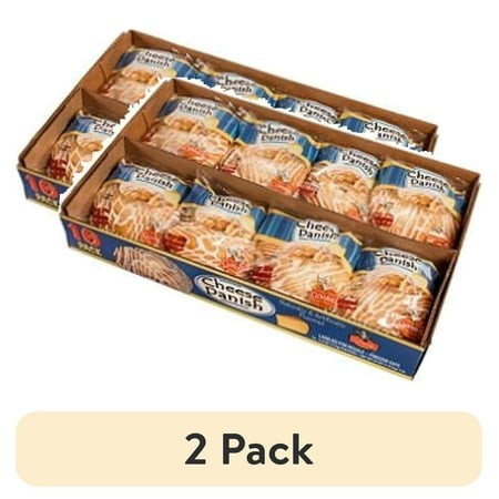 (2 Pack) Cloverhill Cream Cheese Danish (4 Oz. Ea.  16 Ct.)