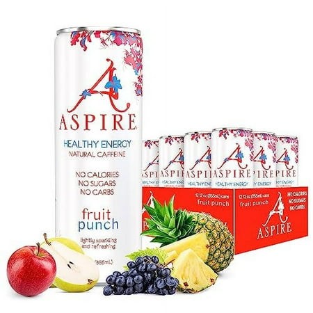 Aspire Healthy Energy Drink with Natural Caffeine - No Calories  Sugar and Carbs | Vitamins B  C  & Biotin | No Preservatives  Gluten Free | Suitable 