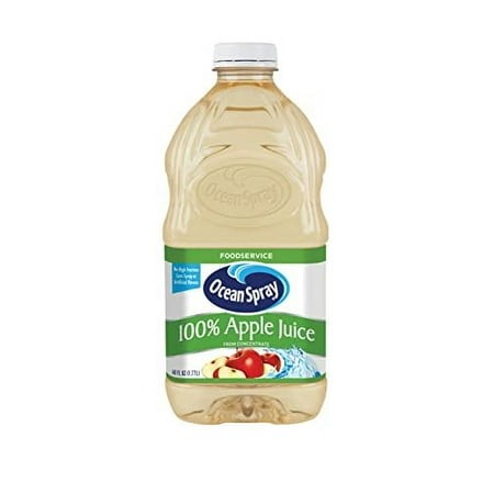 Ocean Spray 100% Apple Juice  60 Fl Oz (Pack of 8)