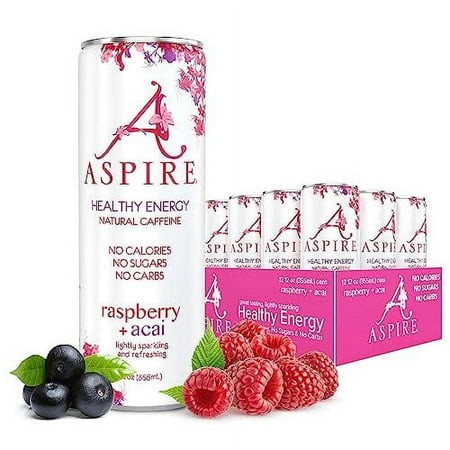 Aspire Healthy Energy Drink with Natural Caffeine - No Calories  Sugar and Carbs | Vitamins B  C  & Biotin | No Preservatives  Gluten Free | Suitable 