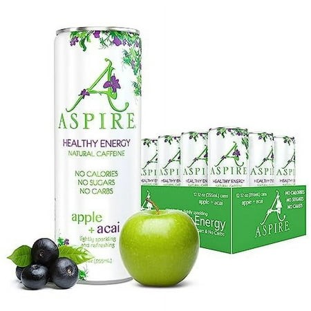 Aspire Healthy Energy Drink with Natural Caffeine - No Calories  Sugar and Carbs | Vitamins B  C  & Biotin | No Preservatives  Gluten Free | Suitable 