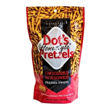 Dot S Homestyle Pretzels - Original Seasoned Pretzel Twists - Gourmet and Tasty - 1  16oz Bag