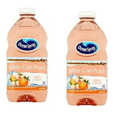 Ocean Spray Juice Drink  64 Oz. (2-Bottle) (White Cran-Peach Juice)