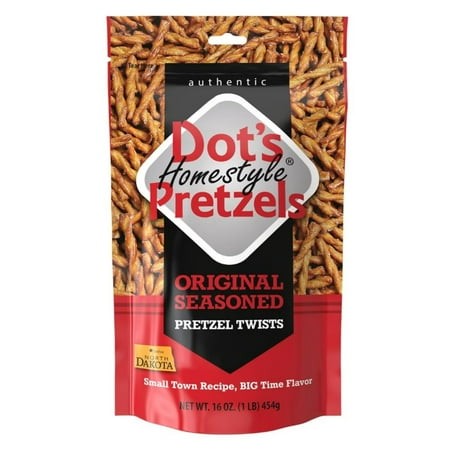 Dot S Pretzels 51610 Homestyle Pretzels Original Seasoned 16 Oz.  Pack of 1