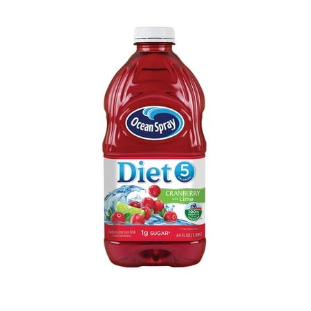 Ocean SprayÂ® Diet Cranberry with Lime Juice Drink  64 Fl Oz Bottle