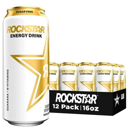 Sugar Free Energy Drink  16 Fl Oz Cans (Pack of 12) (Packaging May Vary)