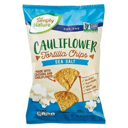 Sea Salt Cauliflower Tortilla Chips  4.5 Oz