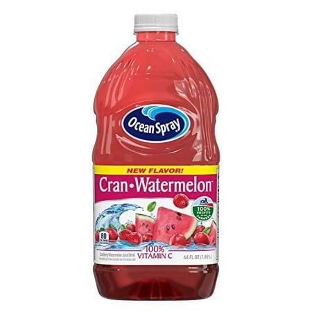 Ocean Spray Juice Drink  Cran-Watermelon  64 Oz Bottles (Pack of 8)