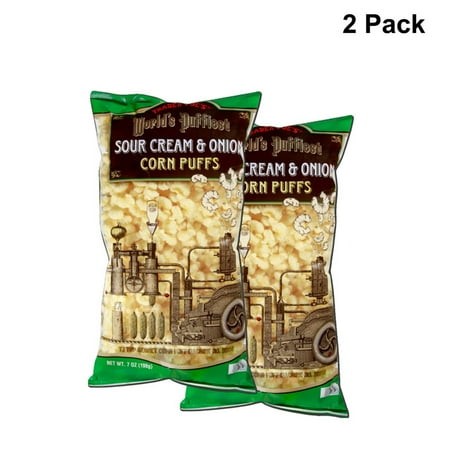 2 Pack of Trader Joe’s World S Puffiest Sour Cream & Onion Corn Puffs | 13.4 Oz
