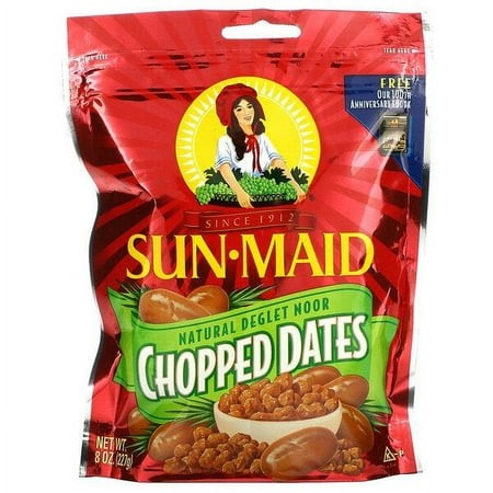 Sun-Maid  Natural Deglet Noor Chopped Dates  8 Oz