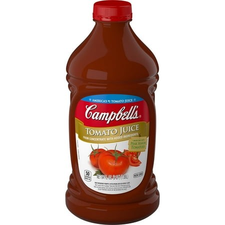 Campbellâ€™s 100% Tomato Juice  64 Fl Oz Bottle