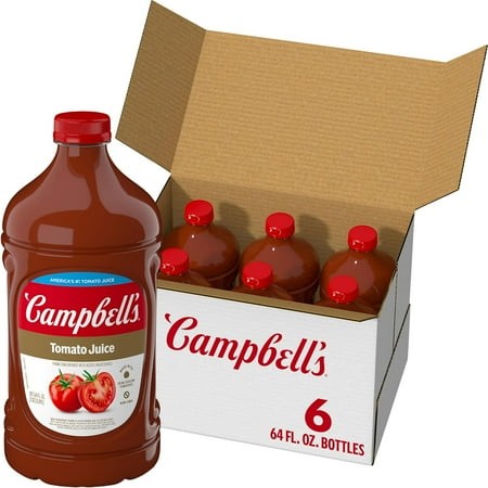 100% Tomato Juice  64 Oz Bottle (Pack of 6)