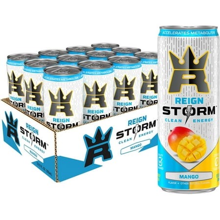 Storm  Mango  Fitness & Wellness Energy Drink  12 Fl Oz (Pack of 12)