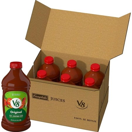 Original 100% Vegetable Juice  64 Fl Oz Bottle (6 Pack)