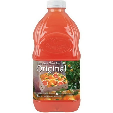 Ocean Spray Ruby Red Grapefruit Juice  64 Oz - Case of 8