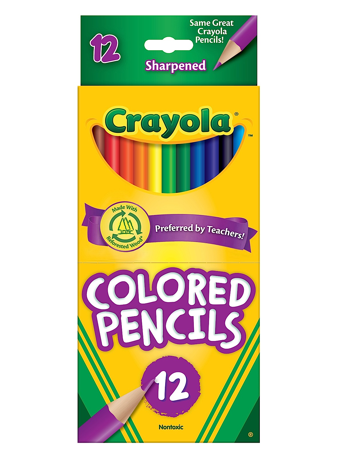 Crayola 68-4012 Colored Pencils, 12-Count, Pack of 1, Assorted Colors(Discontinued by Manufacturer)