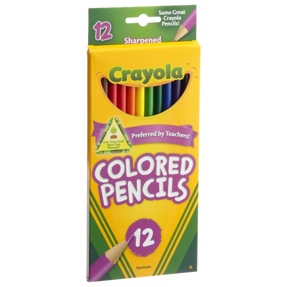 Crayola 68-4012 Colored Pencils, 12-Count, Pack of 1, Assorted Colors(Discontinued by Manufacturer) thumbnail