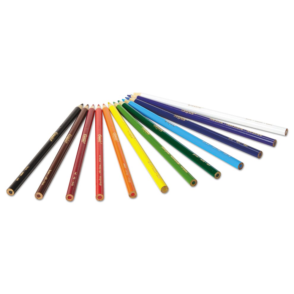 Crayola 68-4012 Colored Pencils, 12-Count, Pack of 1, Assorted Colors(Discontinued by Manufacturer) thumbnail