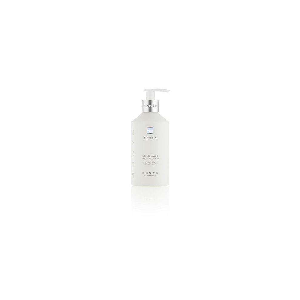 Zents Hand and Body Wash (Fresh Fragrance) Moisturizing Anti-Aging Cleanser with Organic Shea Butter & Aloe for Dry Skin  10 Fl Oz