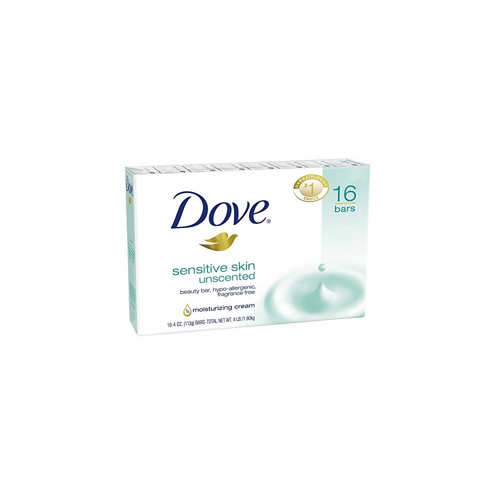 Product of Dove Sensitive Skin Beauty Bar, 16 Ct.4 Oz. - Body Wash &amp Cleansers [Bulk Savings]