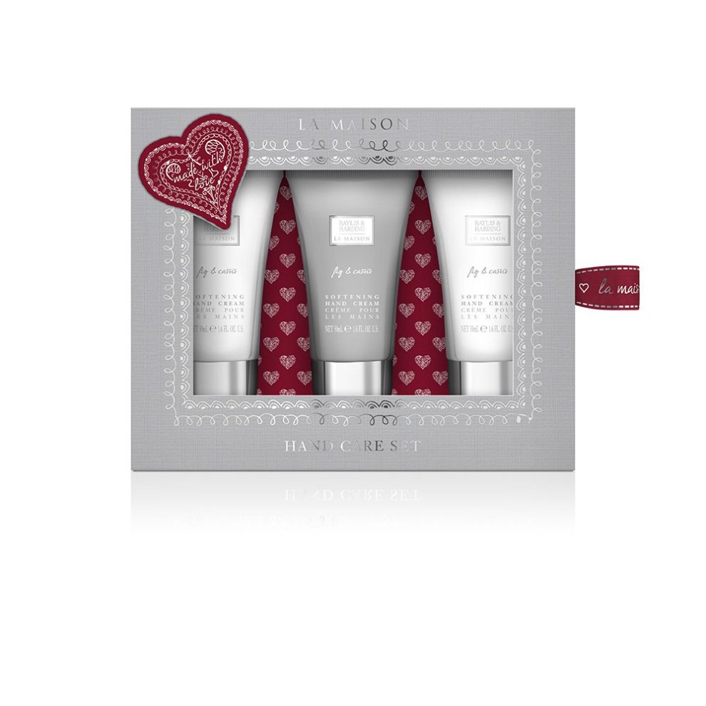 Baylis & Harding La Maison Fig & Cassis Hand Cream Trio Gift Set