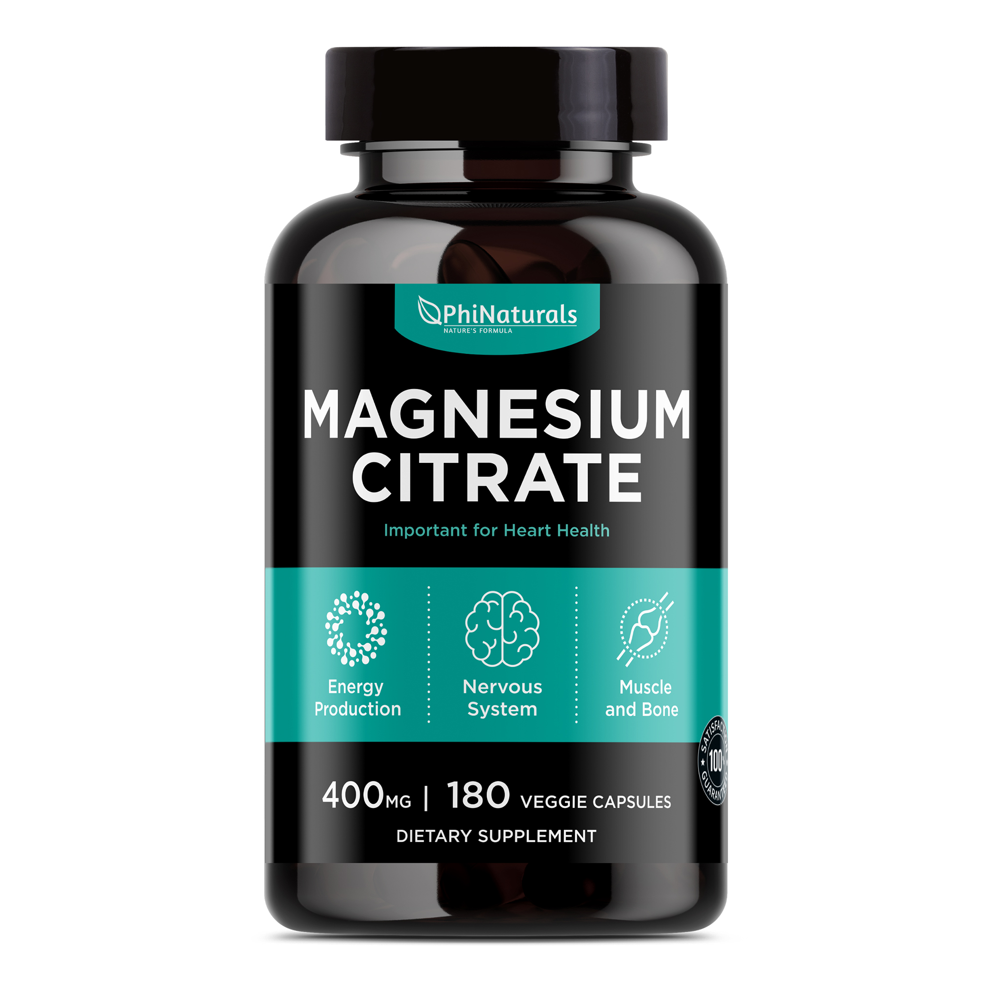 Phi Naturals Magnesium Citrate Capsules