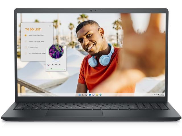 Dell Inspiron 3535 Laptop (2023) 15.6' 1920x1080 FHD Ryzen 5 - 7530U - 128GB SSD Hard Drive - 4GB RAM 6 Cores @ 4.5 GHz Win 11 Home Black