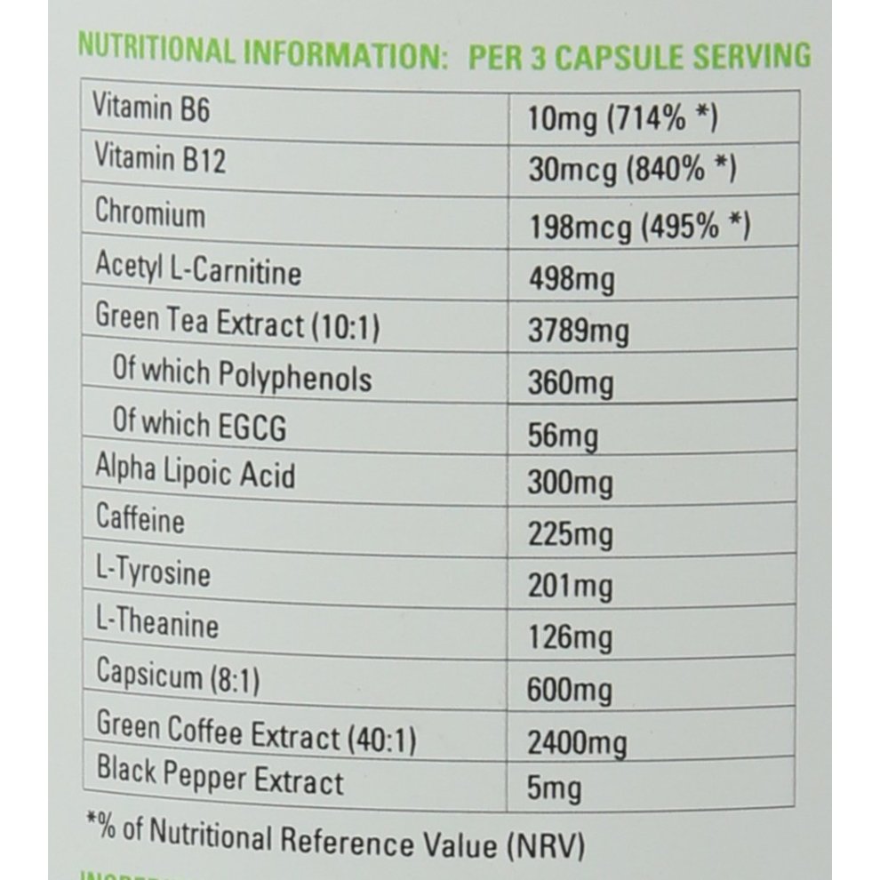 Protein Dynamix Ultra Burn Advanced Fat Metaboliser 60 Capsules thumbnail