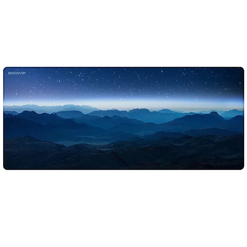 EXCO Large Gaming Mouse Pad with Stitched Edge Extended Computer Desk Mat Non-Slip Base Big Keyboard