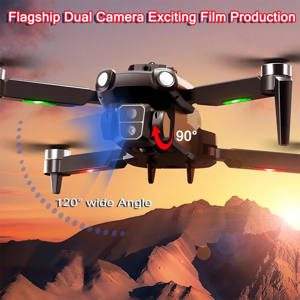 2024 S119 Mini Drone 4K Dual Camera WIFI Intelligent Obstacle Avoidance FPV Brushless Motor Optical Flow Position RC Quadcopter