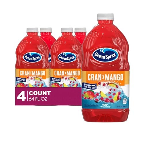 Ocean Spray 4-Pack of Cran Mango Juice Drink 64 Fl Oz Plastic Bottle