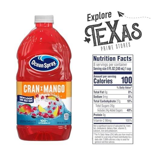 Ocean Spray 4-Pack of Cran Mango Juice Drink 64 Fl Oz Plastic Bottle thumbnail
