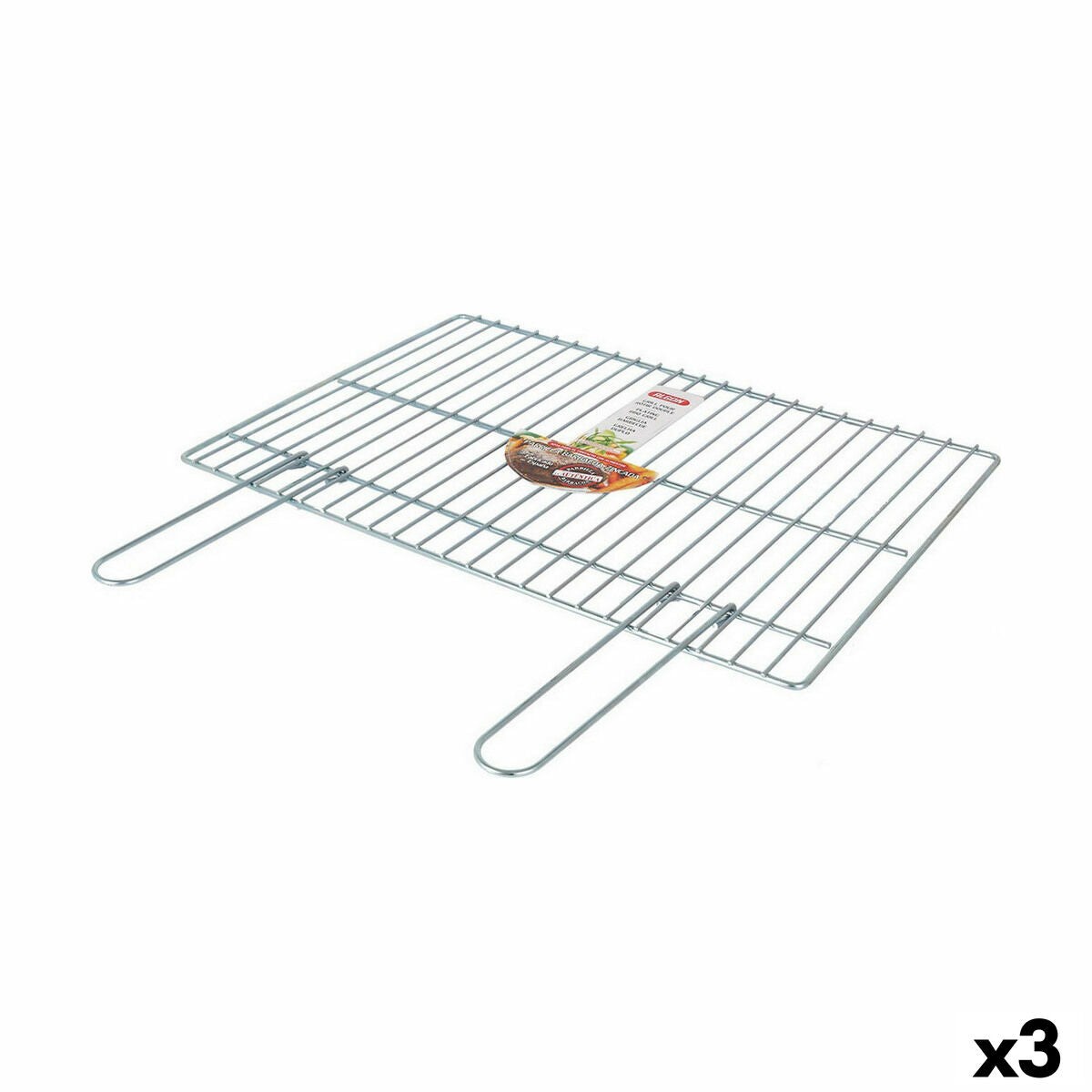 Grill Algon Algon Barbecue 65 X 40 Cm 66 X 40 Cm (3 Units)