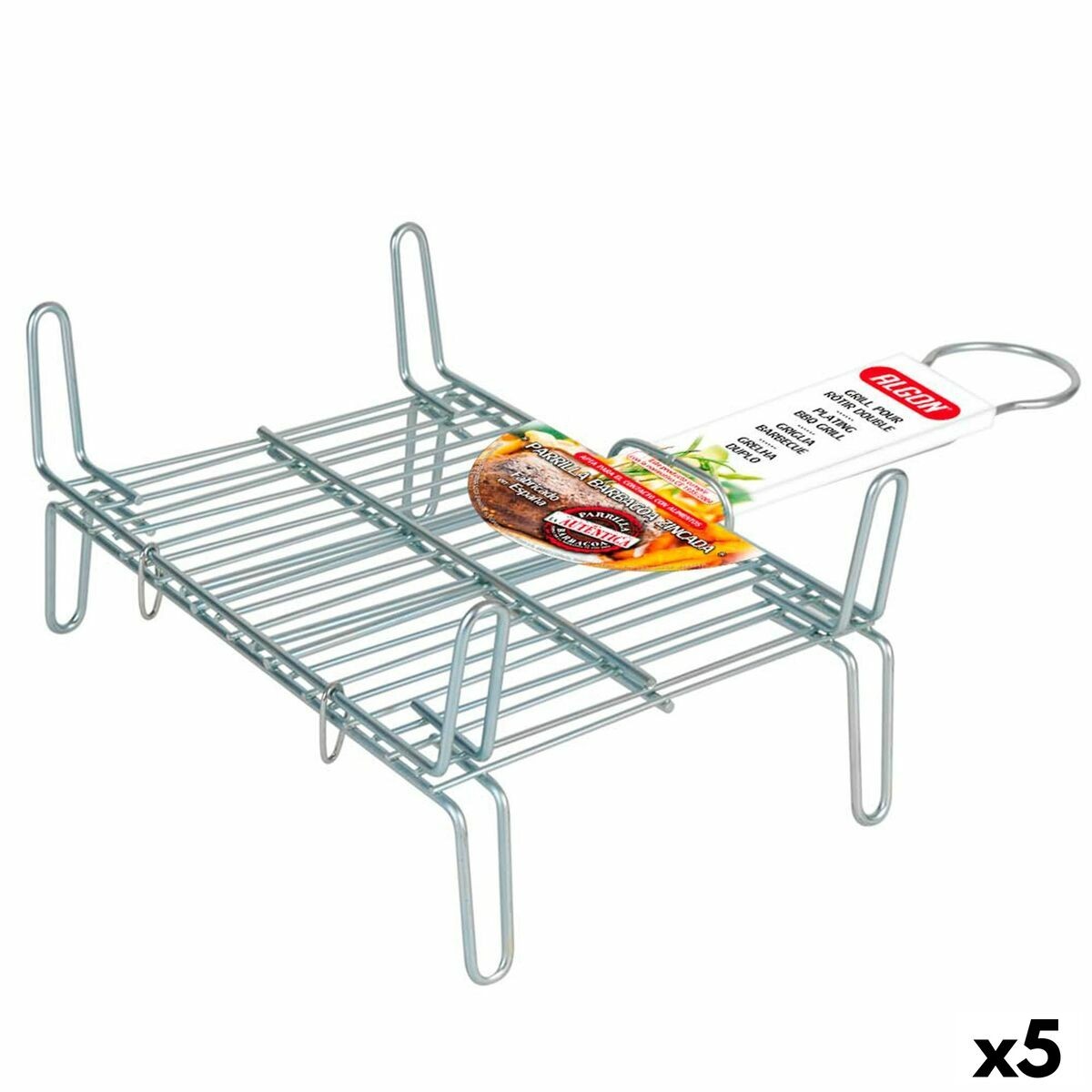 Grill Algon   Double Galvanised 20 X 25 Cm (5 Units)