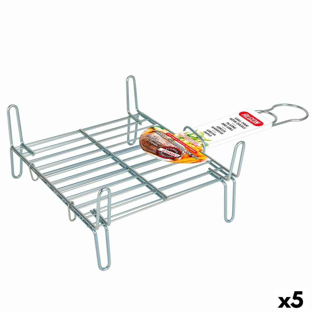 Grill Algon   Double Galvanised 25 X 25 Cm (5 Units)