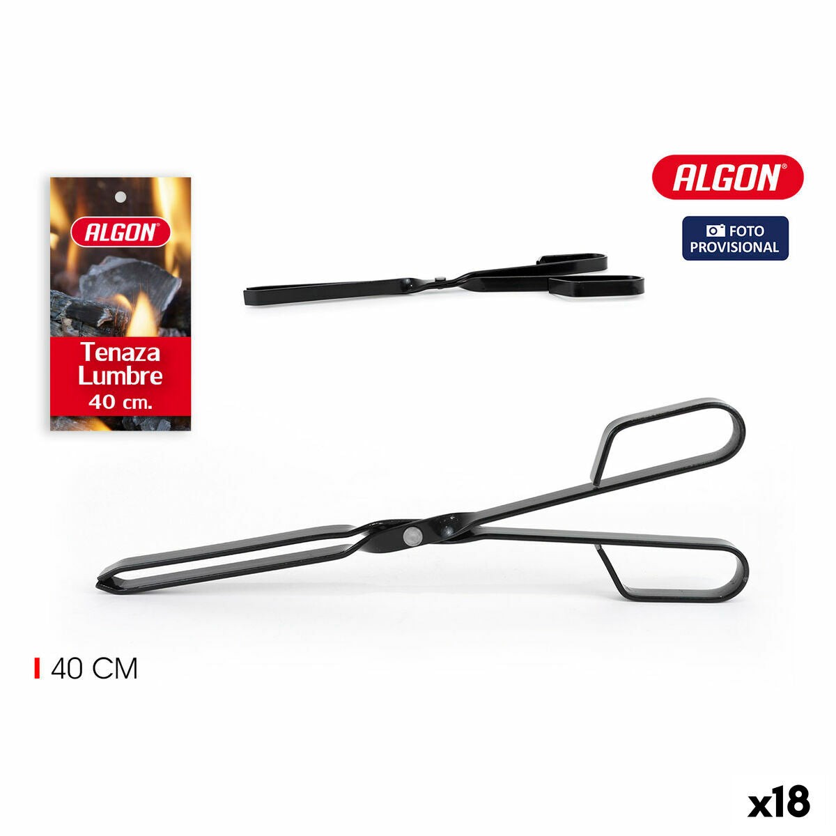 Pliers Algon Barbecue 40 X 10 X 1,6 Cm