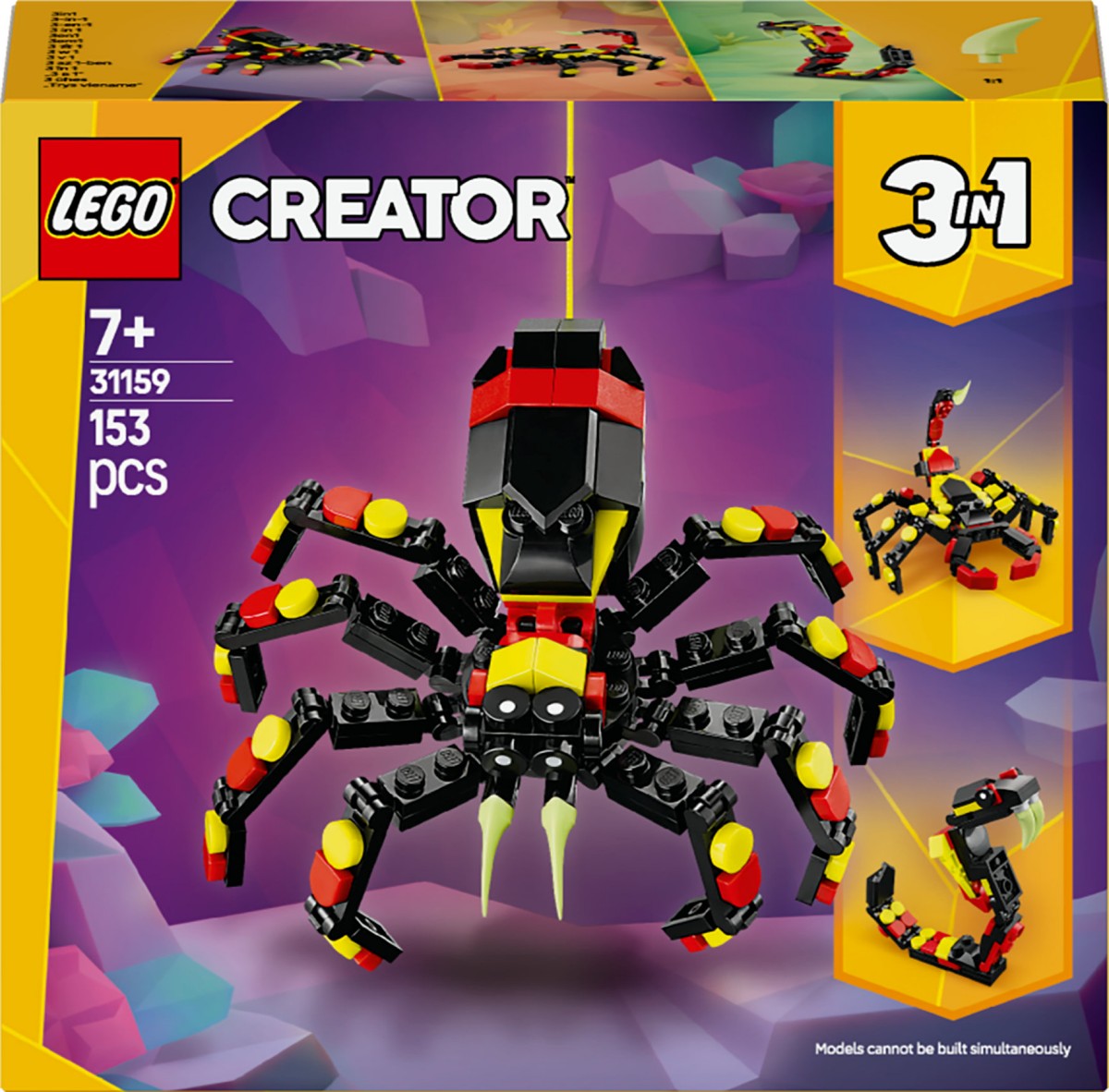 LEGO Creator 3in1 Wild Animals: Surprising Spider Toy 31159