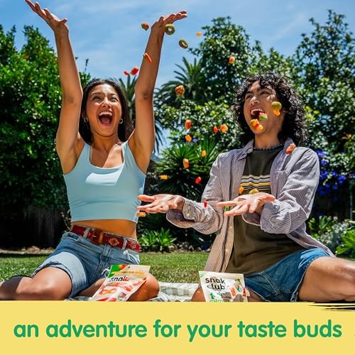 Snak Club Pineapple Rings, Tajin Chili & Lime Seasoned, Sweet and Spicy Gummy Candy, Mild in Heat Bold in Flavor, Low-Fat, Vegan, Gluten-Free Snack, S thumbnail