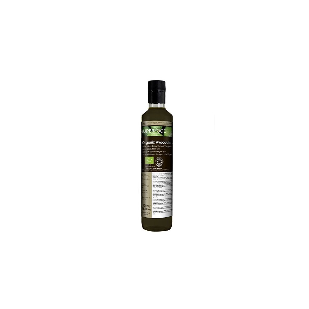 Naissance Convive Organic Virgin Avocado Food Oil 500ml Certified Organic 100% Pure