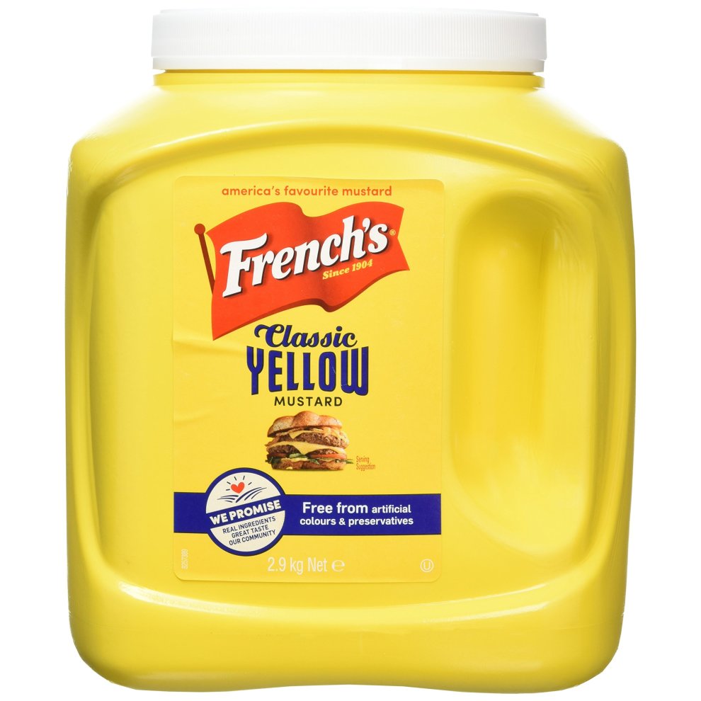 French's Classic American Yellow Mustard - Catering Size 2.96 Kg