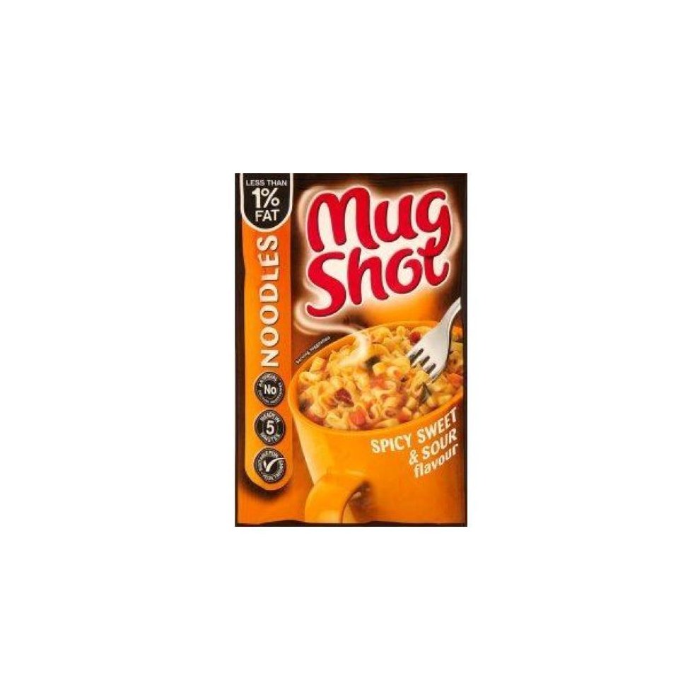 Mug Shot Spicy Sweet N Sour Noodle (10 X 67g)