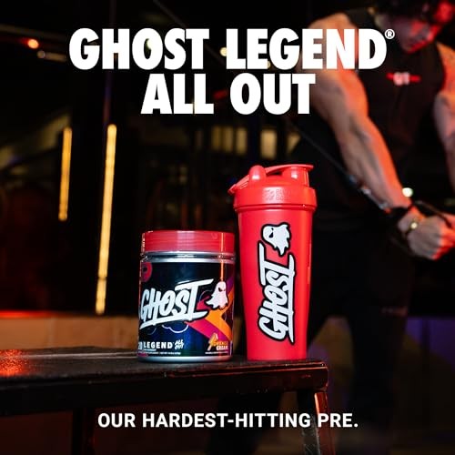 GHOST Legend All Out Pre-Workout Powder, Orange Cream - 20 Servings - Pre-Workout Supplement for Men & Women - Energy & Pumps - Caffeine, L-Citrulline thumbnail